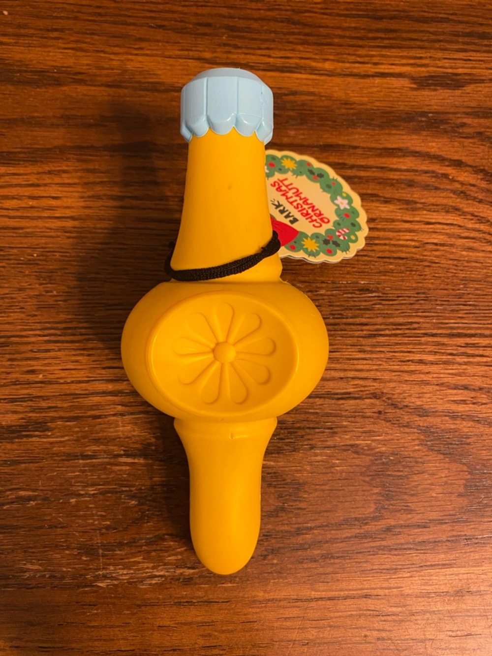 Bark Yellow Christmas Ornamutt Dog Toy